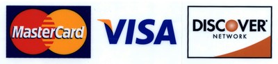 Visa, Mastercard, Discover